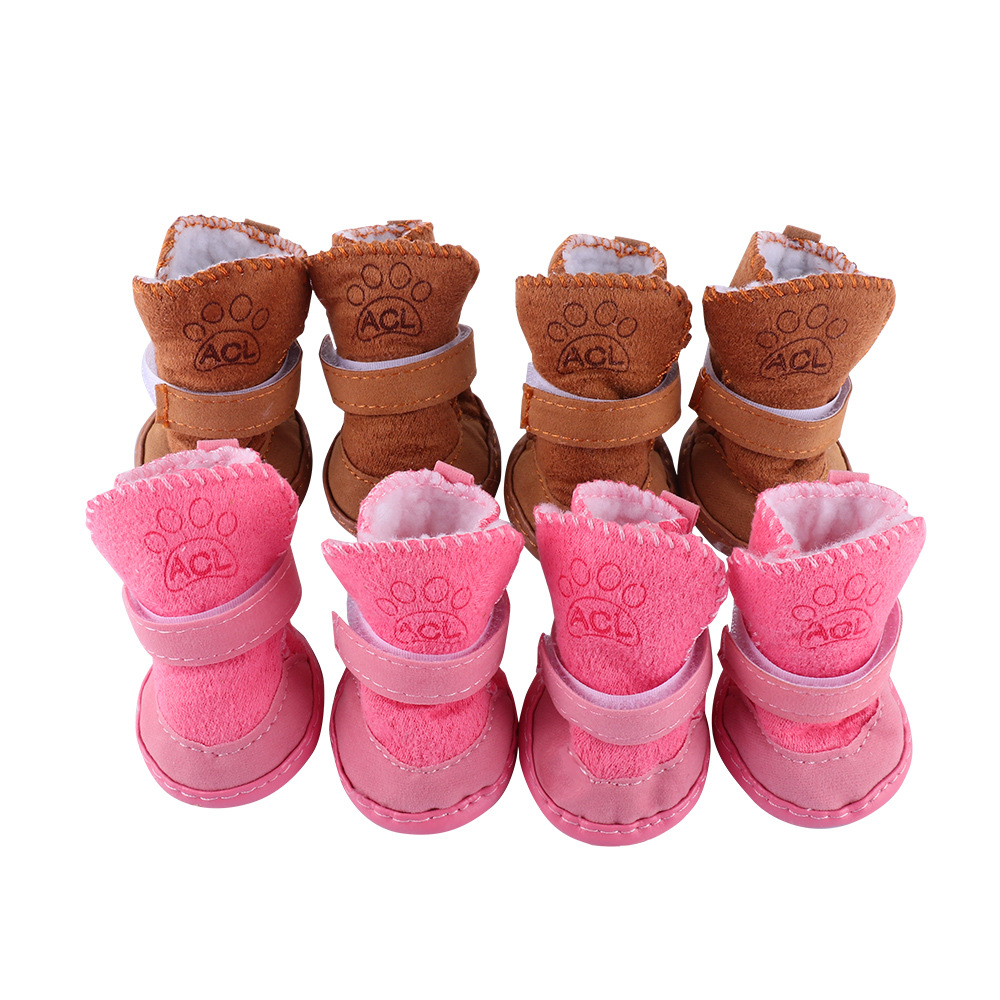 4Pcs/set Warm Pet Dog Shoes  S - Sneaker Protector review and price