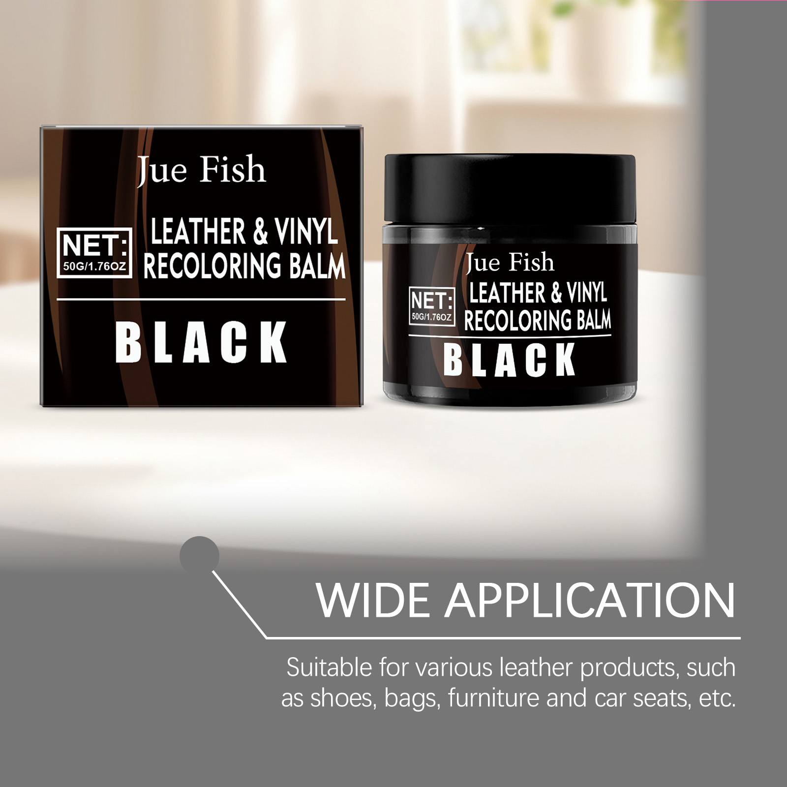 50g Black Leather Recoloring B - Leather Shoe Polish review and price