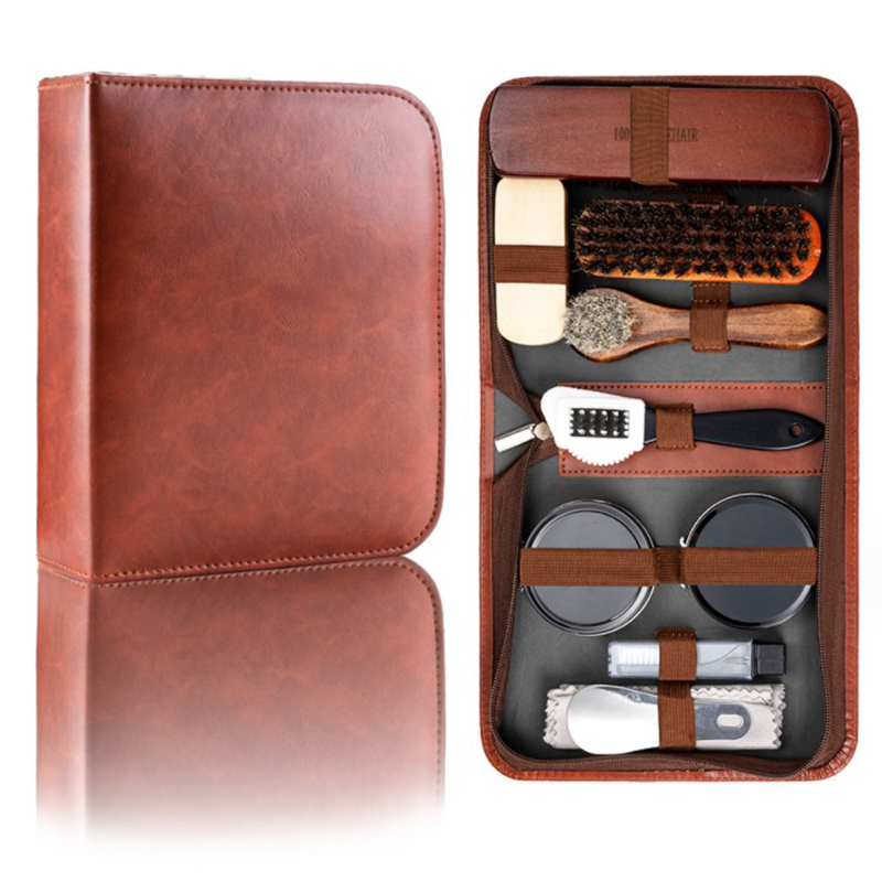 HorseHair Shoe Brush Set Leath - Leather Shoe Polish review and price